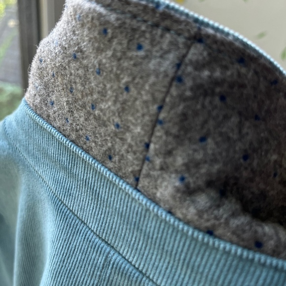 Talbots Dusty Blue Corduroy Blazer 14W - Picture 6 of 8